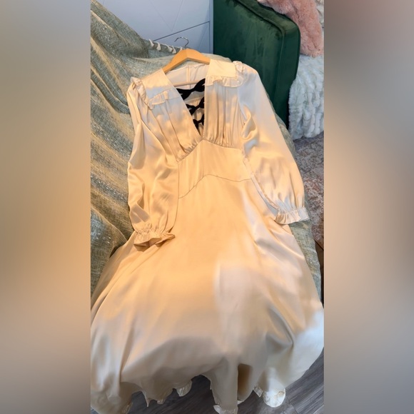 DOEN LORELEI SILK DRESS IN MOTHER OF PEARL, size XS, brand new, never worn. - Picture 8 of 16